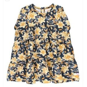 Ruffle Butts - Field of Gold Tiered Dress. 12-18 months